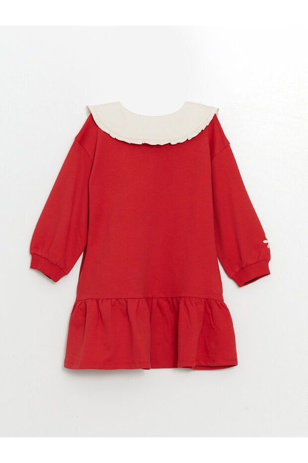 Lw - Bebe Yaka Kız Çocuk Elbise - 2