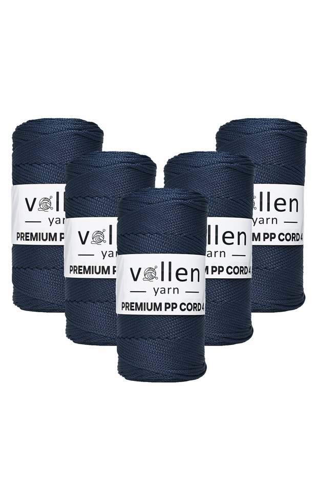 1000 Gr Polyester Macrame Rope, 2mm Set of 5, Macrame Rope, Supla Rope, Bag Rope, 1150 Meters