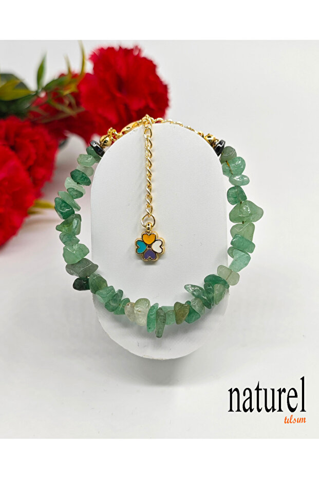 Aventurine Broken Natural Stone Women's Bracelet