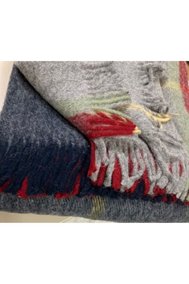 Gençev Home &selin& %100 Saf Yün Scotch Battaniye Battal Boy Yün Battaniye - % 100 Saf Yün - Wool - 4