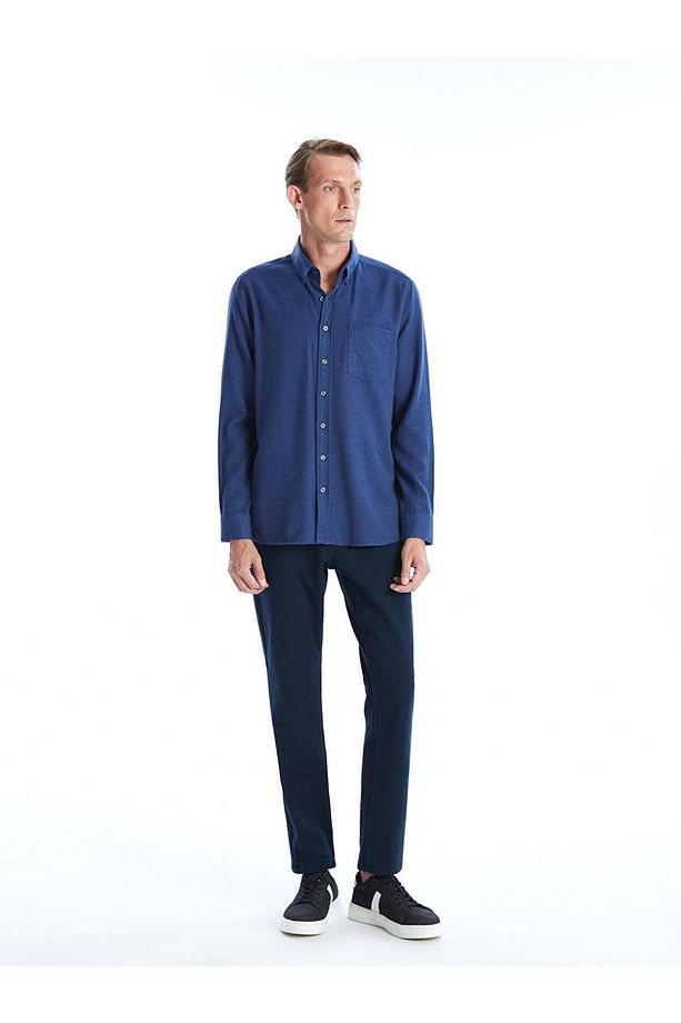 LCWAIKIKI Classic Regular Fit Uzun Kollu Poplin Erkek Gömlek - 2