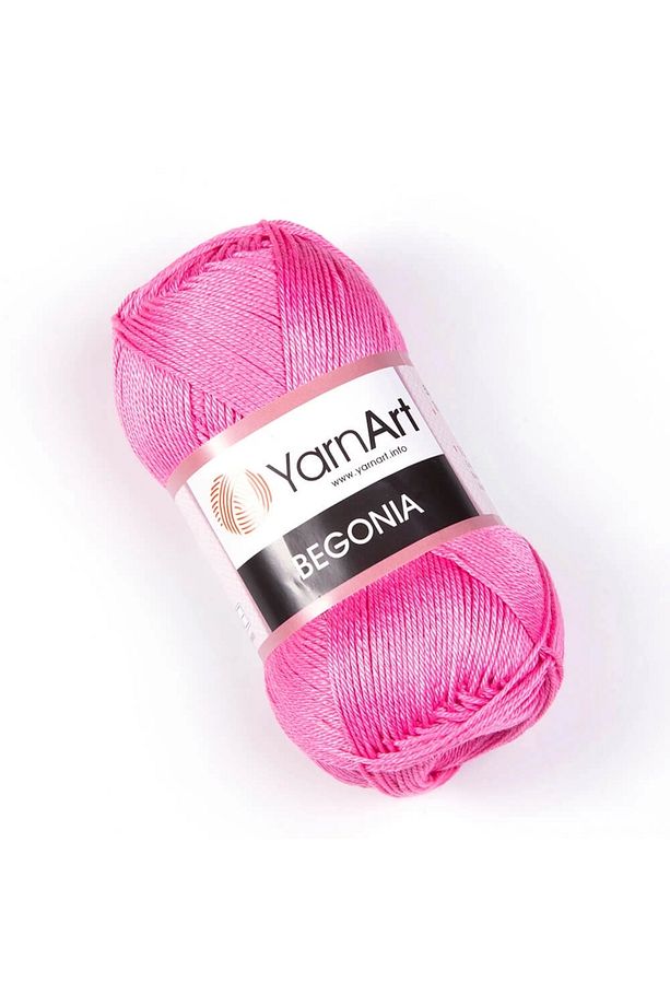 Begonıa - Merserize El Örgü Ipi Koyu Pembe-5001 - 1