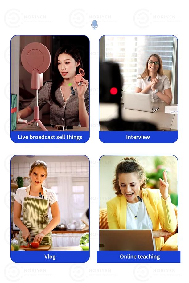 iPhone İçin Pro Model Kablosuz 2'li Yaka Mikrofonu Influencer Youtuber Tiktok 2 Adet Mini Mikrofon - 6