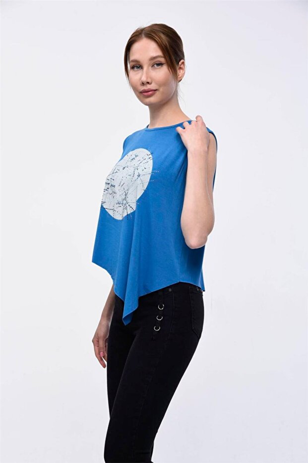 Daire Baskılı Tshirt - 2