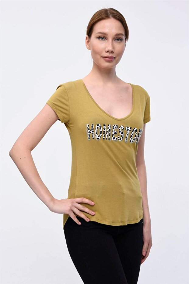 Home Store Baskılı Tshirt - 3