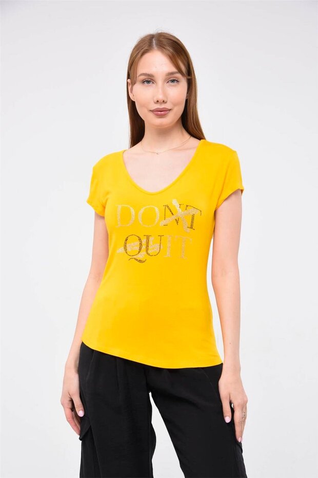 Do It Baskılı Tshirt - 1