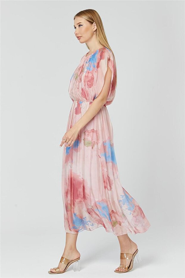 İpek Degrade Elbise - 2