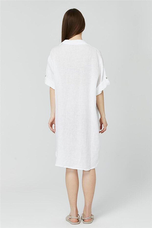 Keten Tek Cep Tunik - 4