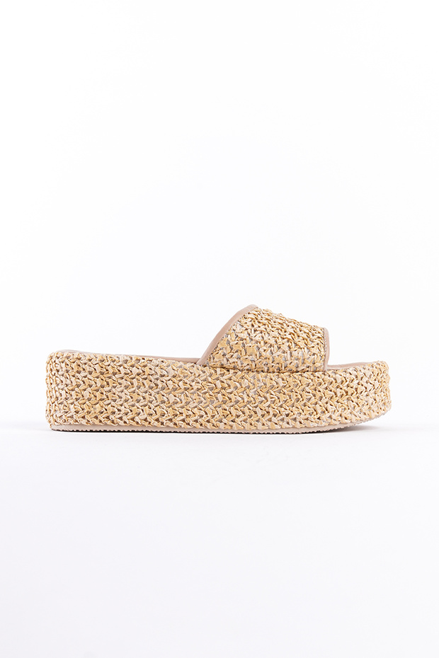 Fls 057-02 Straw Filled Sole Slippers