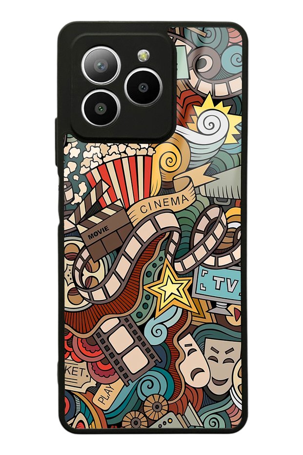 Omix X7 Retro Cinema Design Glossy Phone Case