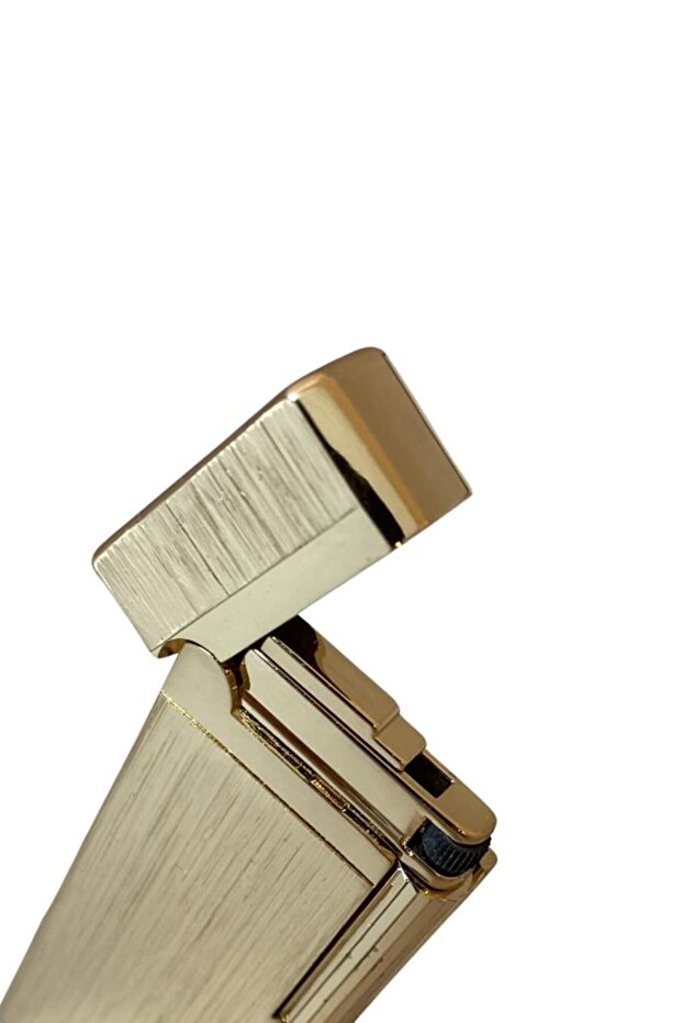 Fırçalı Gold Slim Soft Flame Çakmak - 2