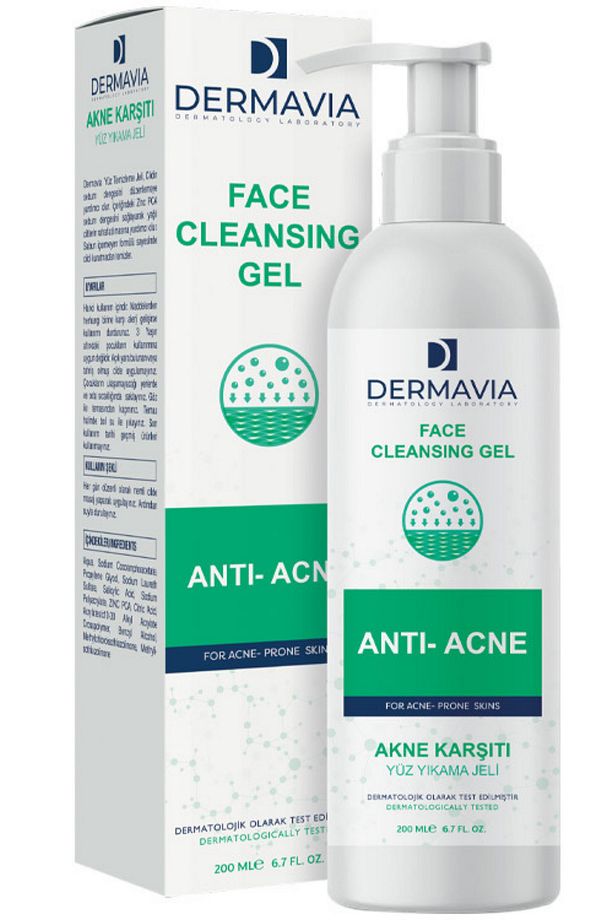 Akne Karşıtı Yüz Yıkama Jeli 200ml ve C Vitamini Serumu 30ml, Yağlı Ciltler için Ideal Set - 2