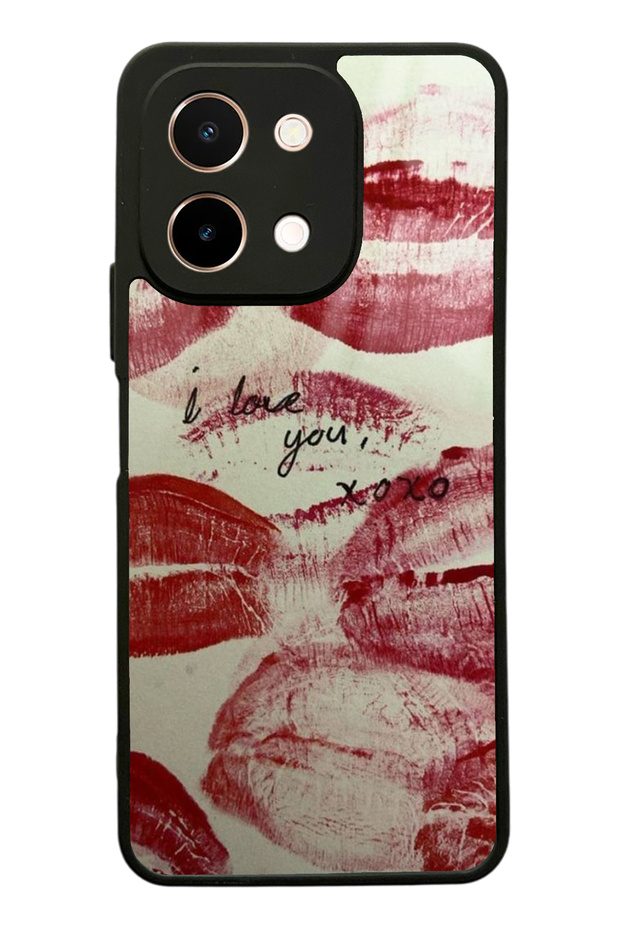 Vivo Y28 I Love You Design Glossy Phone Case