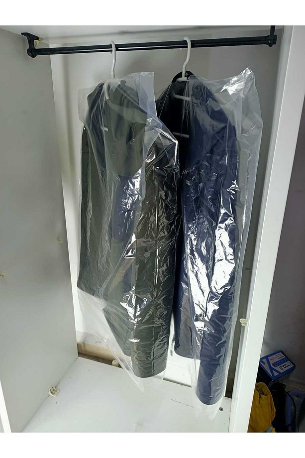 Elbise Poşeti 100 Adet - Askı Geçme Yeri Vardır - 60 Cm Eninde 90 Cm Boyundadır - 1