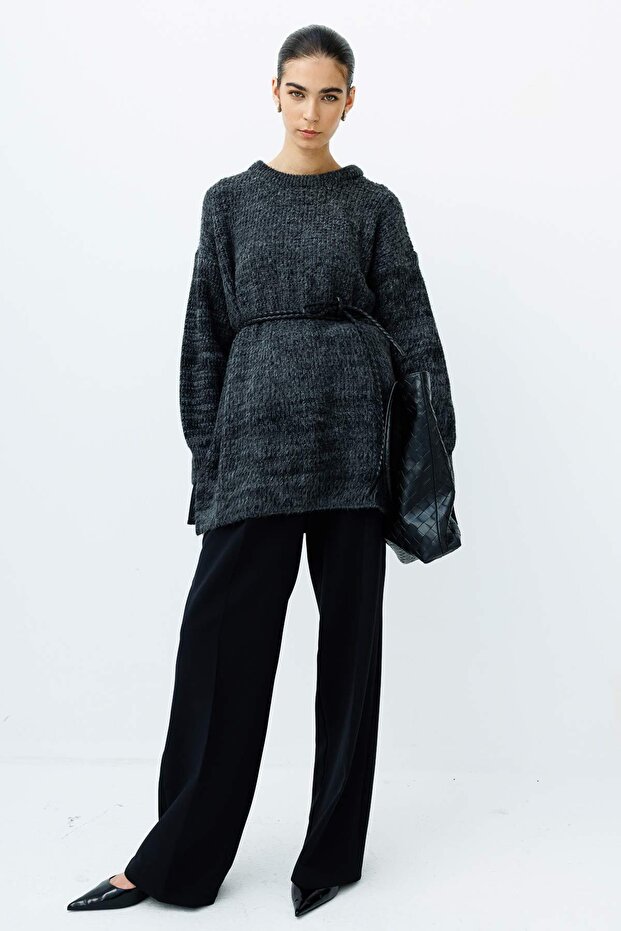 Basic Black Sweater - 1