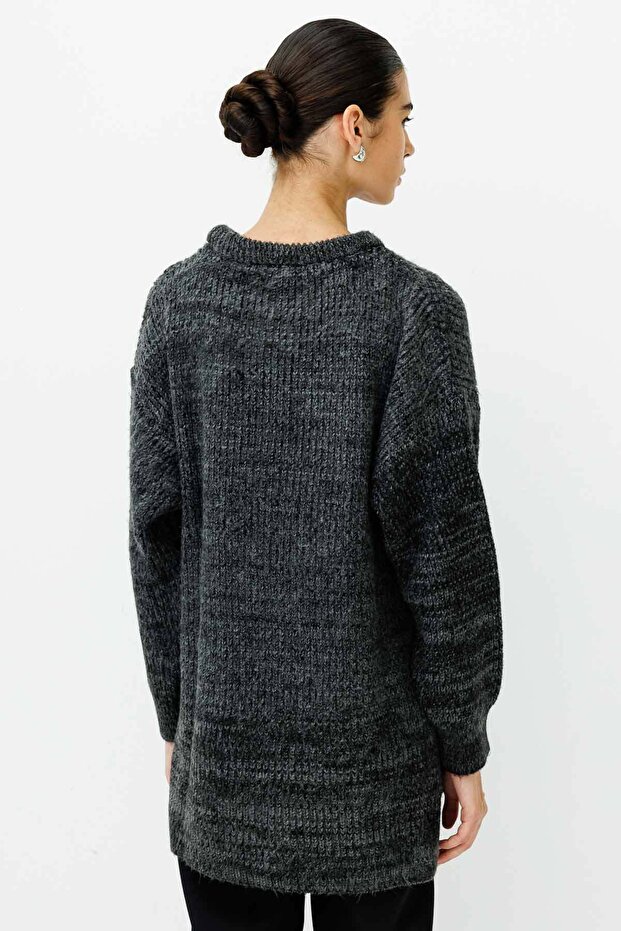 Basic Black Sweater - 8