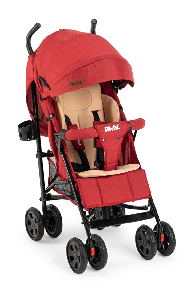 Bordo Junıor Baston Bebek Arabası - 1