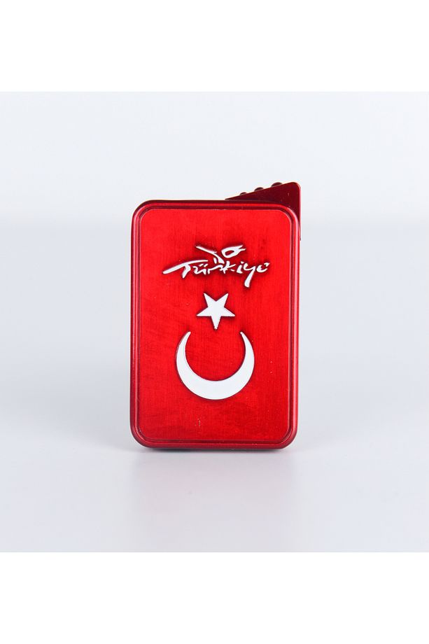 Türkiye Logolu Ay Yıldızlı Metal Gövde Lüks Çakmak - 1