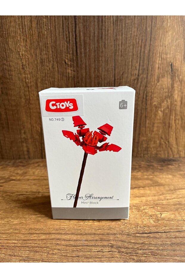 Çiçek Yapı Oyuncakları Kapok Çiçeği Yapma seti Çiçek Yapboz Hediyelik Set - 1