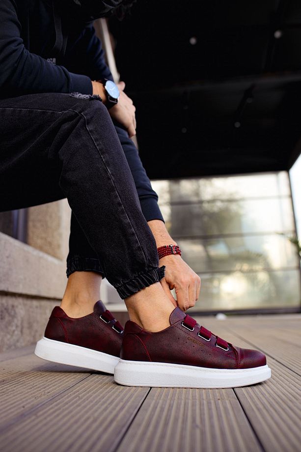 Ch253 Cbt Mirror Non Erkek Ayakkabı Bordo - 2