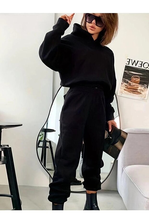 Women's Hooded Tracksuit Set