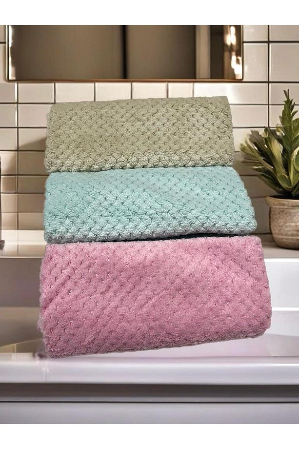 3 Adet Mikrofiber Temizlik Bezi 32x32 Cm - 2