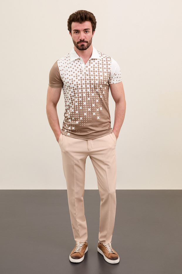 طوق بولو قطن ممشط - 3