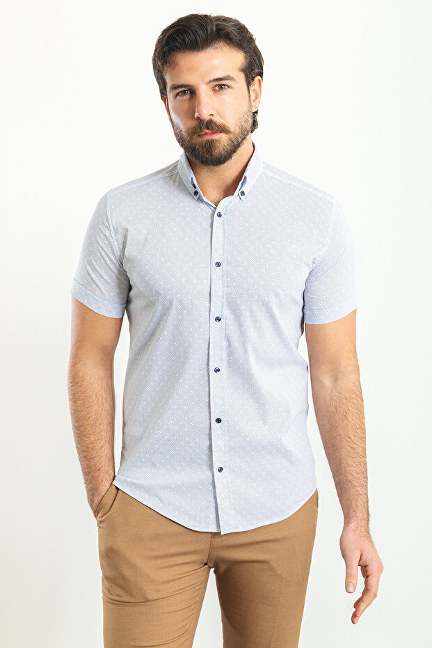Shirt Top Button - 1