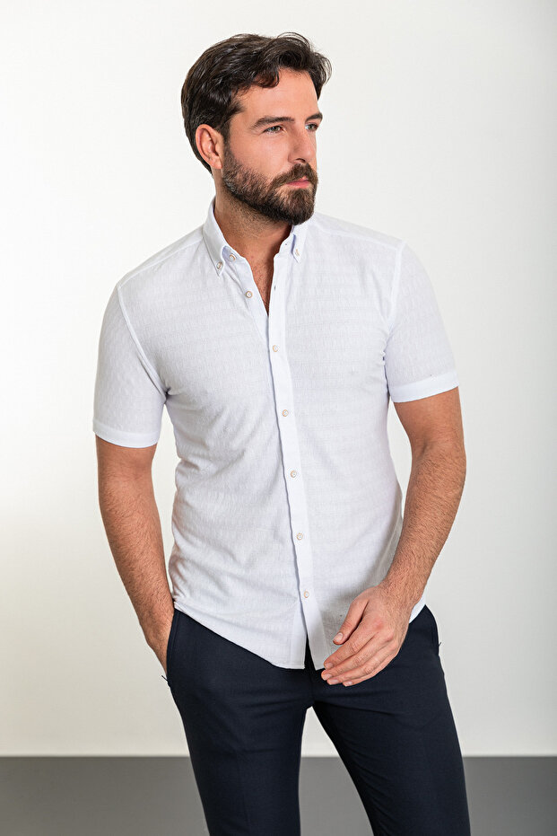 SHIRT TOP BUTTONED - 3