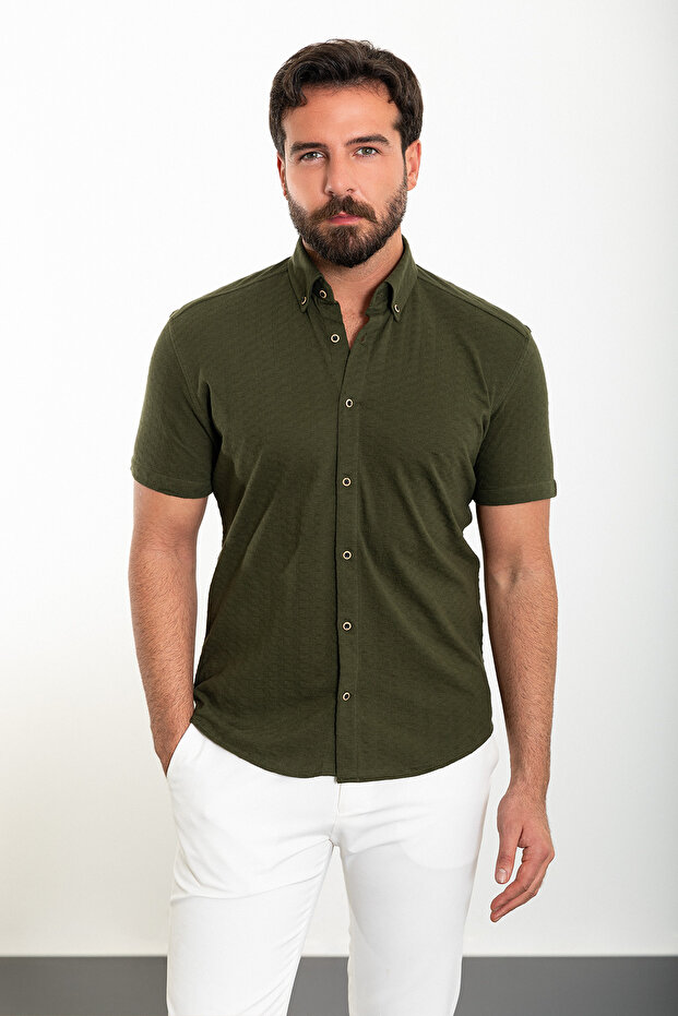 SHIRT TOP BUTTONED - 1