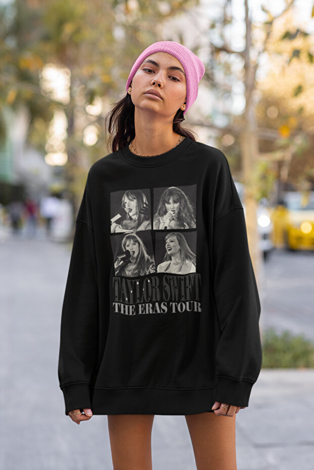 Taylor Swift the Eras Tour Printed Unisex Oversize Sweatshirt
