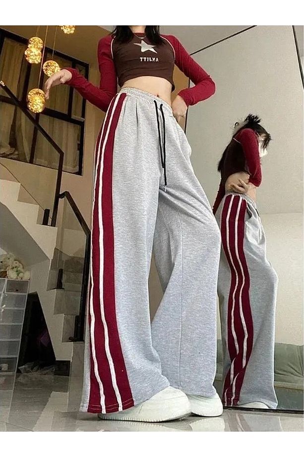 Örme Y2k Eşofman Pantolon - 6