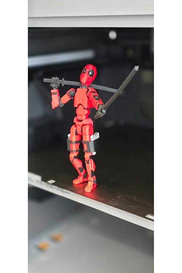 Dummy Deadpool Hareketli Mini Figür - 4