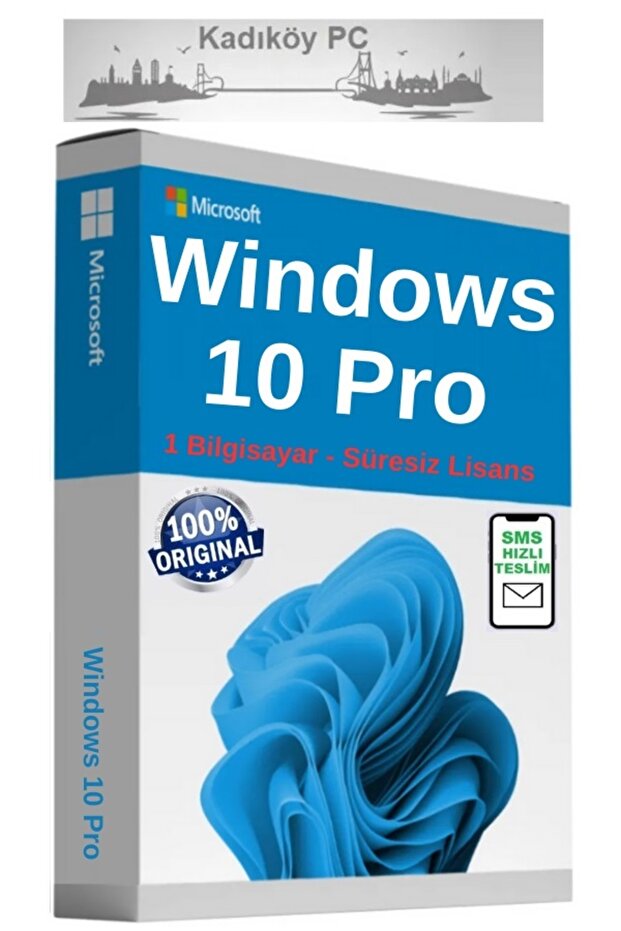 Windows 10 Pro Lisans -aktifleştirme Etkinleştirme Lisans - Süresiz - 1