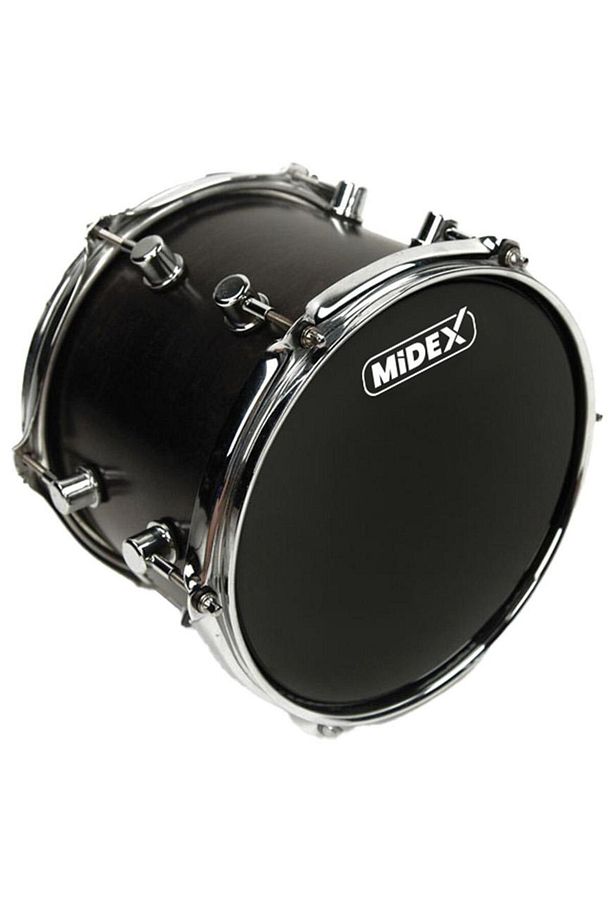 DR8 Siyah 8 İnç Bateri Davul Tom Derisi Drumhead (20.32 cm) - 2