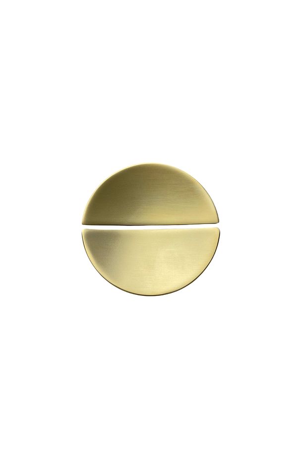 4716 Yarım Daire Kulp Oval Gold Branch Renk Tek Adet 16 Mm - 2