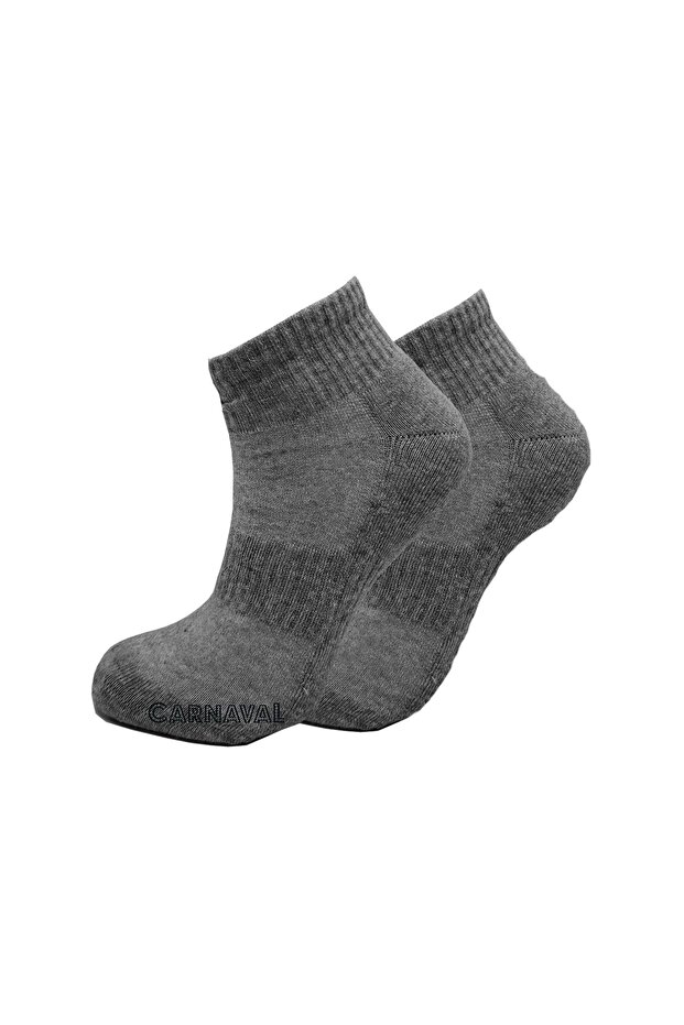 Gray Colored Towel Booties - 1