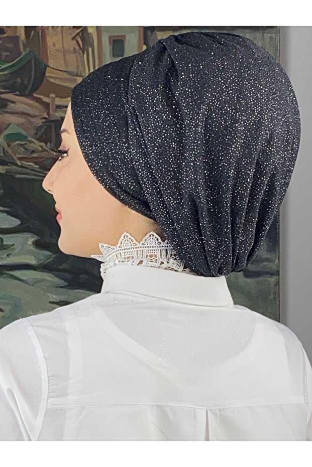 Trend Model Drapeli Simli Şal - 3