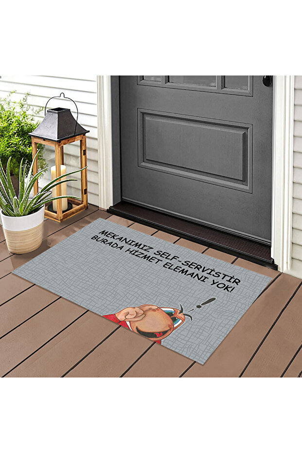 Self Servis Mekan Kapı Önü Paspas LoveBug-T - 1