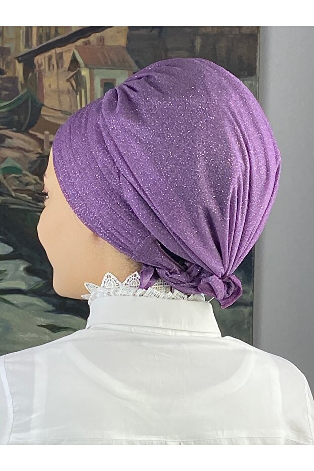 Trend Model Drapeli Simli Şal - 3