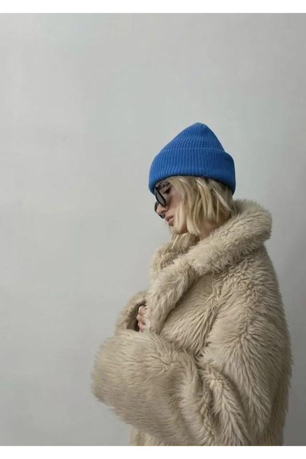 Unisex Fitilli Yumuşak Basic Bere - 1