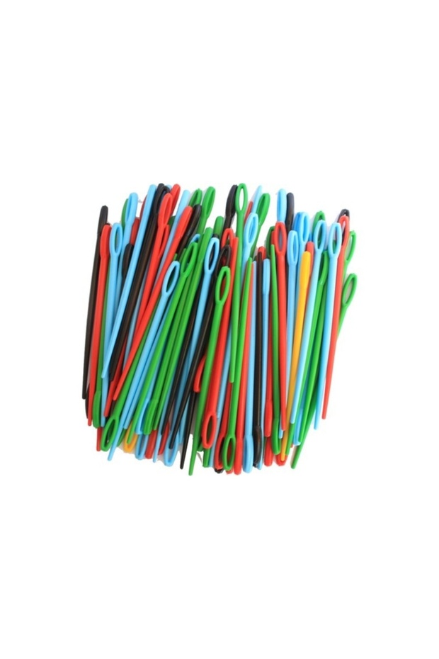 إبرة صوف بلاستيك 9 سم 6 قطع - 2