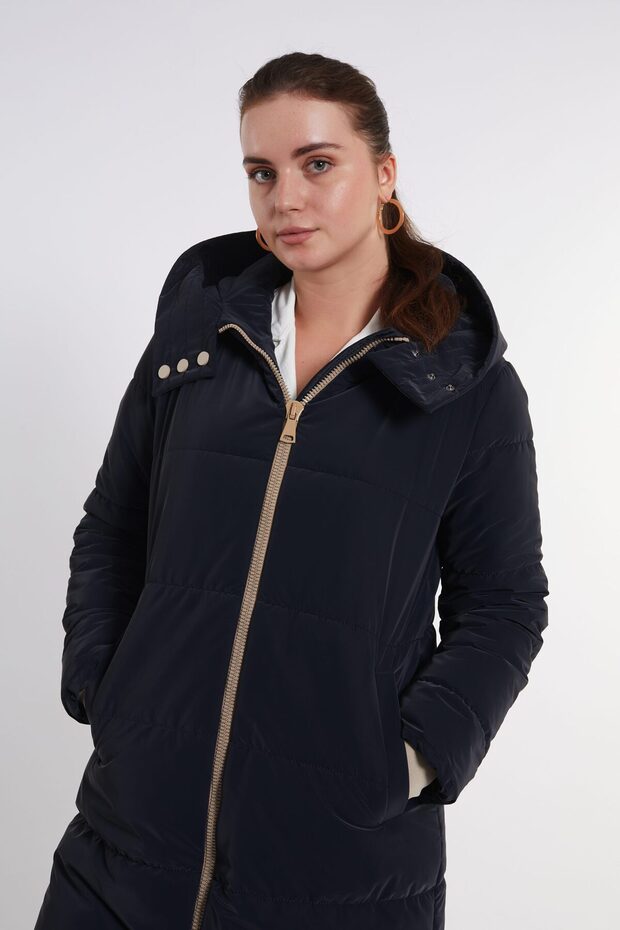 Trench Ribbed Quilted Coat 5755-24K