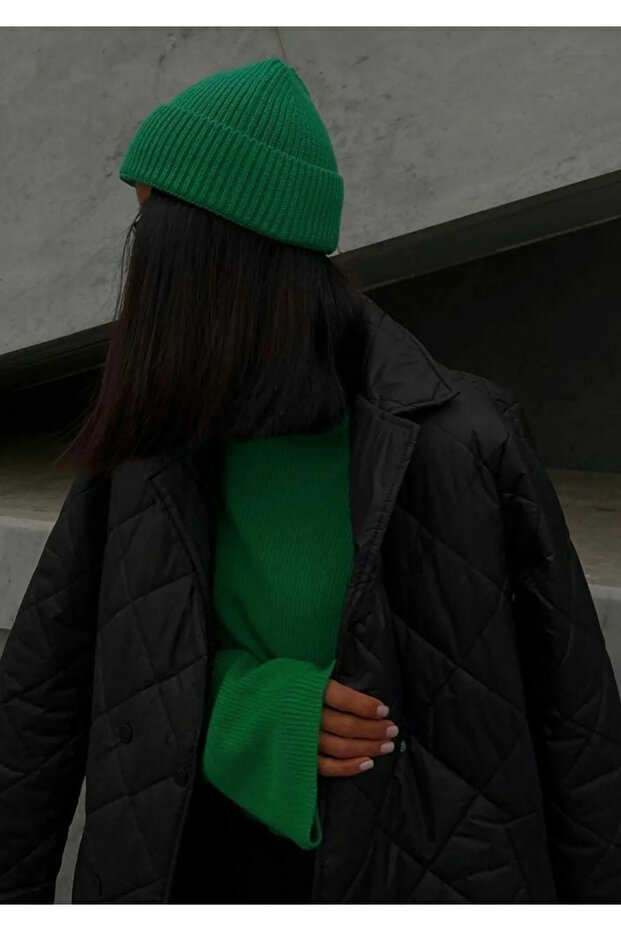 Unisex Ribbed Soft Basic Beret - 3