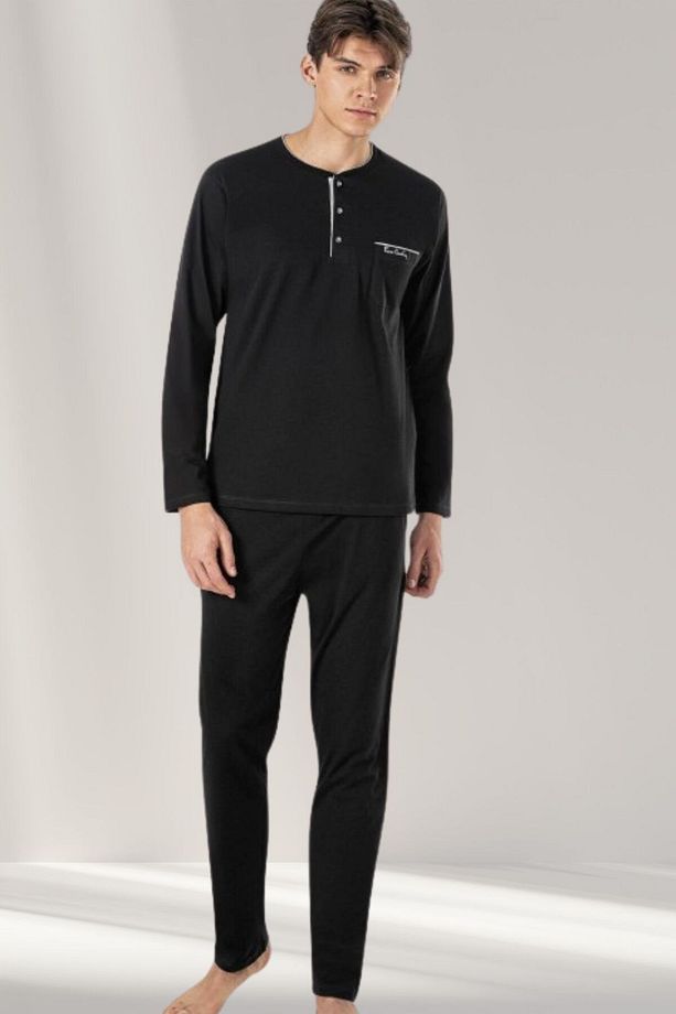 Erkek Uzun Roblu  5'li Damat Çeyiz Seti Uzun ve Şortlu Pijama Takımı, Şortlu - 4