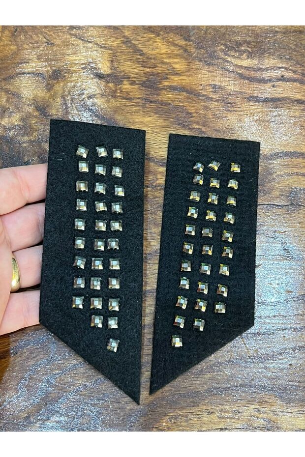 2-Piece Stamped Apolet Arma Set Sewing Accessory14X5 cm