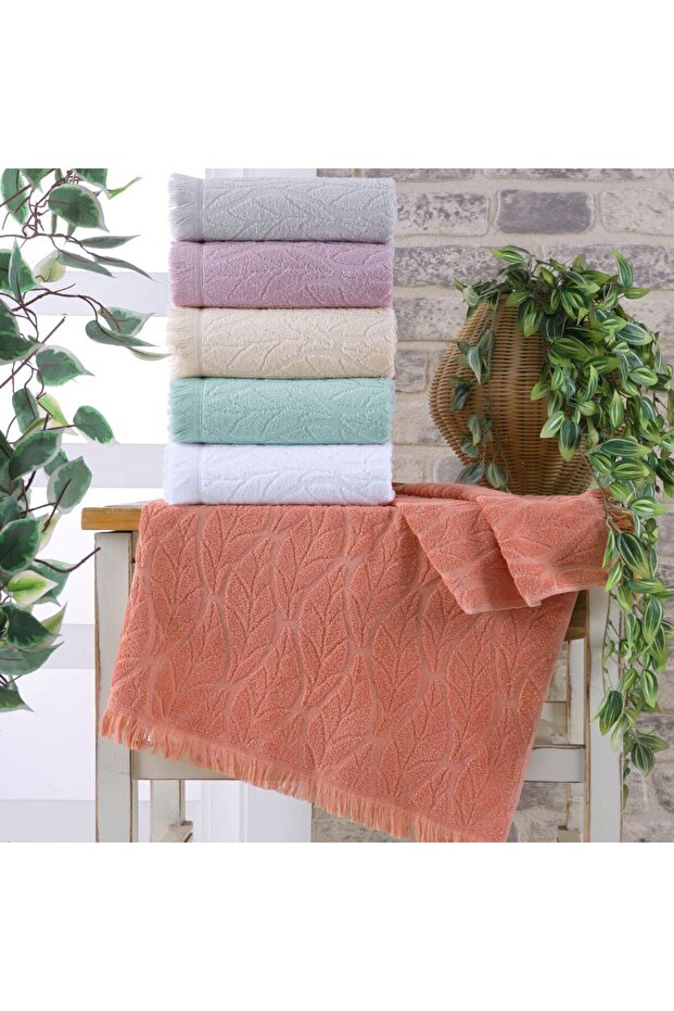 Leaf Bamboo Tekli Havlu 75*150 - 1