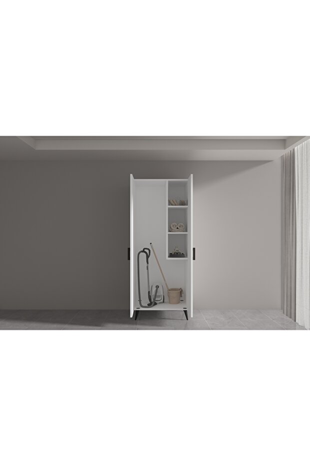 Çift kapaklı temizlik dolabı - 2