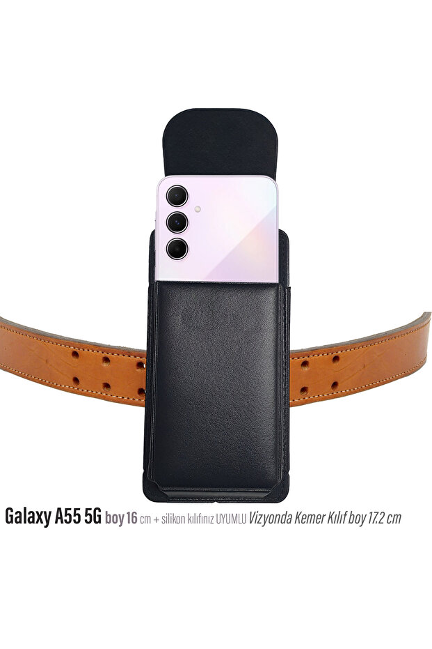 For Samsung Galaxy A55 5g Belt Case Cover Waist Purse Belt Case