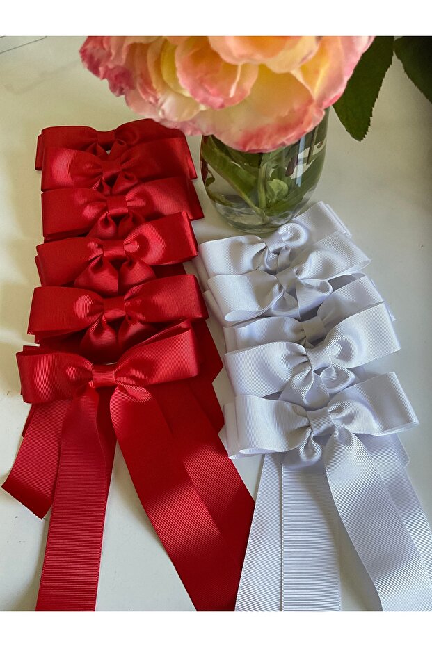 Double Bow from the Ribbon, Child with the Tail, Adult Back Clip Buckle.